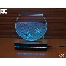 3D Lamp Aquarium A01