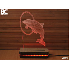 3D Lampa Dolphin A03