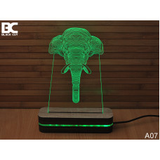 3D Lampa Elephant A07