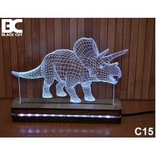 3D Lampa Triceraptos C15